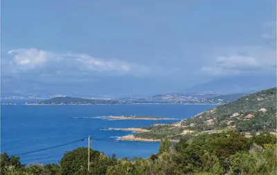a view of a large body of water at Villa Saint Nicolas in Coti-Chiavari