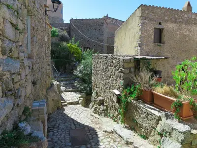 an alley in an old town with buildings at Apartment Casa Marcelli by Interhome in SantʼAntonino