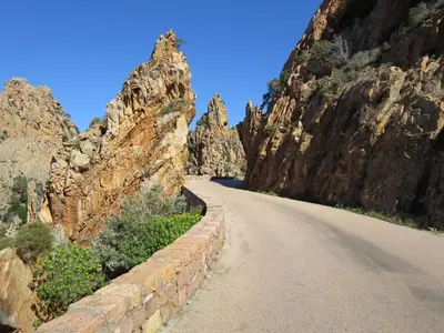 a road through the mountains on a clear day at Apartment Aloes by Interhome in Partinello