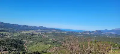 a view from the top of a mountain at Conca d'Oro in Vallecalle