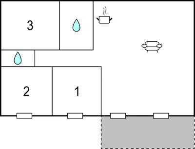 a schematic diagram of the experimental setup at Nice Home In Casalabriva With Wifi in Casalabriva