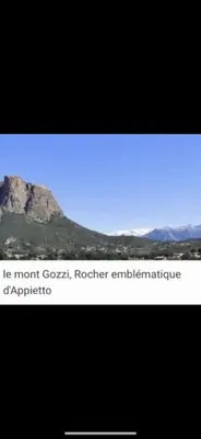 a screenshot of a picture of a mountain at Residence Paradisu Ajaccio in Appietto