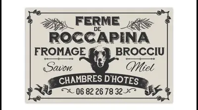 a poster for a steak restaurant with a skull and crossbones at Ferme de Roccapina in Sarragia