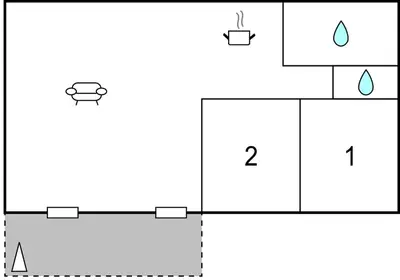 a schematic diagram of the proposed algorithm for determining the response to a stimulus at Beautiful Home In Casalabriva With Wifi in Casalabriva