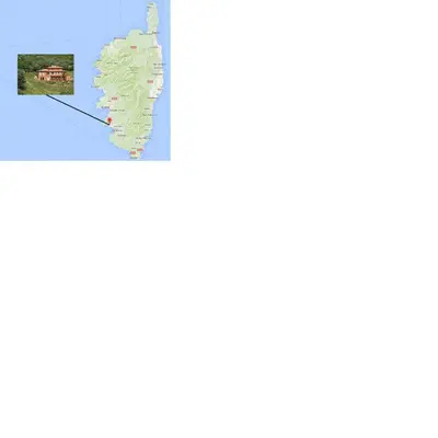 a map of australia and ayre island at les JARDINS de PRATAVONE in Aja dʼOnica