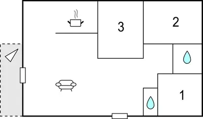 a block diagram of a diagram of a drinking fountain at Amazing Apartment In Petreto-Biccisano in Petreto-Bicchisano