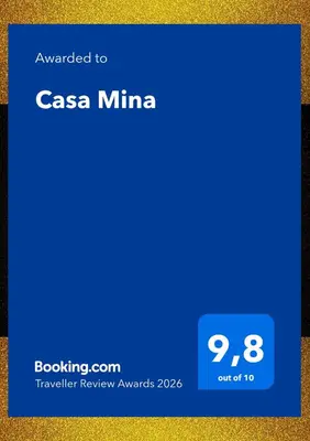 a screenshot of a cell phone with the text upgraded to casa minima at Casa Mina in Pietrosella