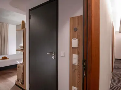 a bathroom with a shower and a sink at ibis Styles Ajaccio Napoleon in Ajaccio