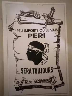 a sign in the bathroom of a senpai car museum at Chalet zen in Peri
