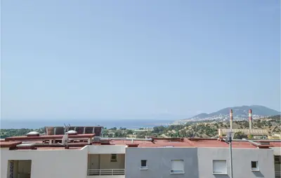 a view from the roof of a building at Gorgeous Apartment In Ajaccio With Wifi in Ajaccio