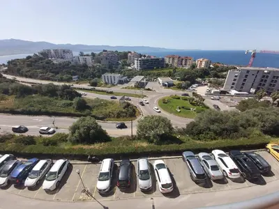 a bunch of cars parked in a parking lot at Zen home in Ajaccio