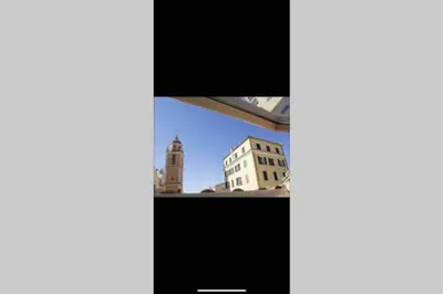 a view from a window of a building at Ajaccio magnifique T2 neuf 40m2 avec balcon au Trottel 4 couchages wifi Clim parking plage à pieds 100m in Ajaccio