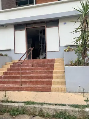 a set of stairs in front of a building at Joli studio spacieux in Ajaccio