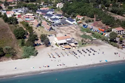 two people on a jet ski in the water at Apartment next to the sea 4 peoples-WIFI-TV-Air Conditioning-Moriani Haute-Corse in San-Nicolao