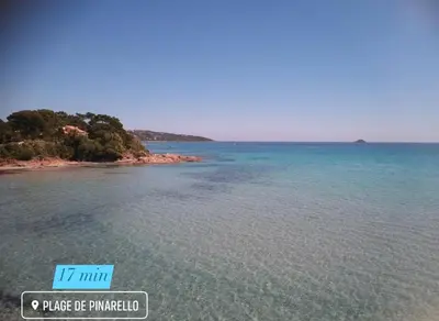 an island in the middle of the ocean at Duplex vue mer EXCEPTIONNELLE en Corse du sud proche plage - le 180Corse in Conca