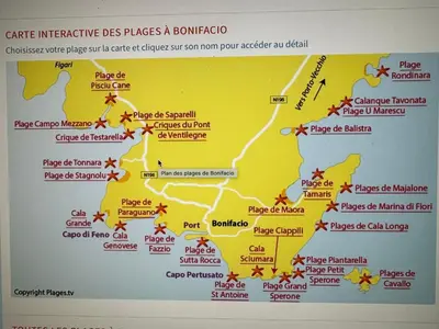 a map of cape interactive esp places a bon accord at Les Hauts du Port-Appartement neuf sur le port in Bonifacio