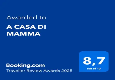 a screenshot of a cell phone with the text awarded to a csa dh surname at A CASA DI MAMMA in Pianottoli-Caldarello